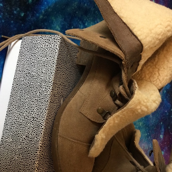 UGG AUSTRALIA Gradin Military Combat Boots Sz 8.5 - Picture 3 of 11